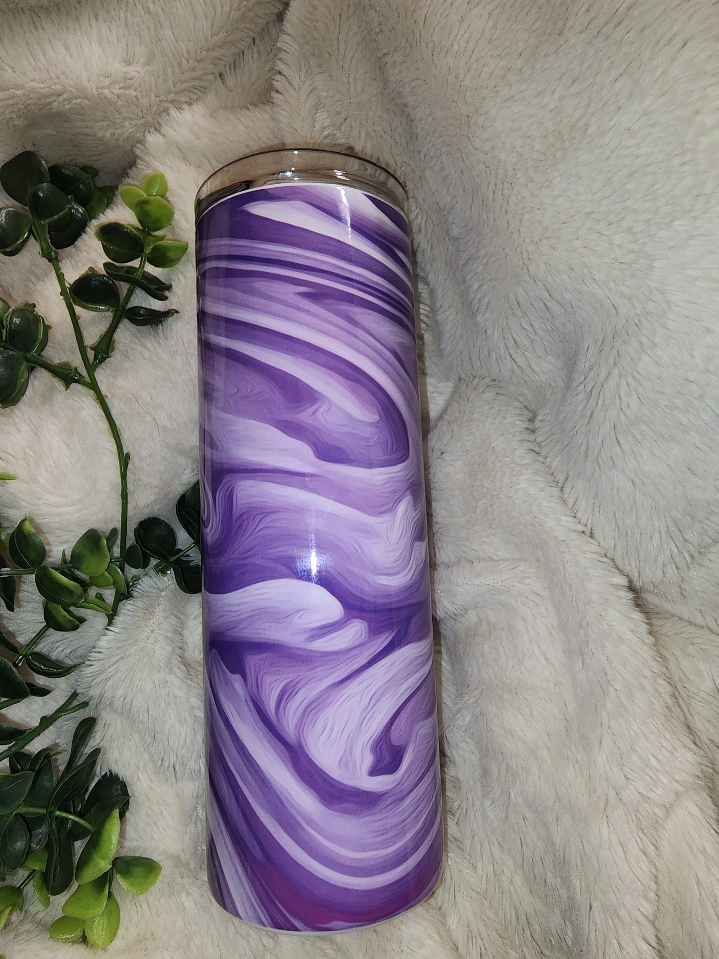 Purple Swirl Tumbler